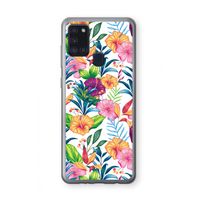 Tropisch 2: Samsung Galaxy A21s Transparant Hoesje