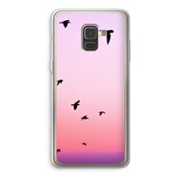 Fly away: Samsung Galaxy A8 (2018) Transparant Hoesje