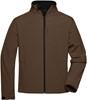 James & Nicholson JN135 Men´s Softshell Jacket - Brown - 3XL