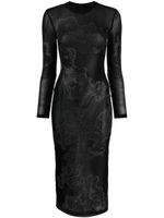 Cynthia Rowley robe Aaliyah à ornements en cristal - Noir - thumbnail