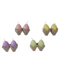 Kaars Eivorm 2 delig h6,4cm