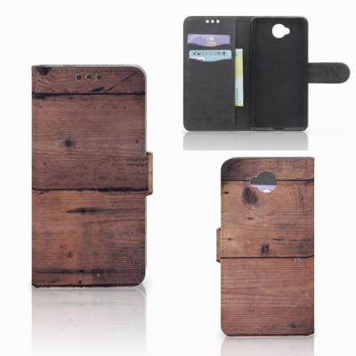 Microsoft Lumia 650 | Book Style Case | Old Wood | Portemonnee hoesje