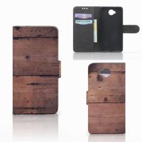 Microsoft Lumia 650 | Book Style Case | Old Wood | Portemonnee hoesje