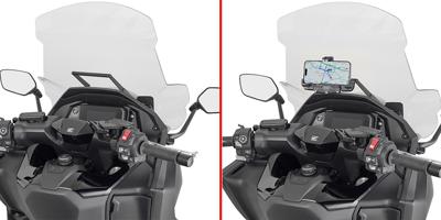 GIVI Accessoire steun, Accessoiresteun voor aan het stuur, FB1211