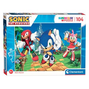 Clementoni legpuzzel - sonic, 104st.