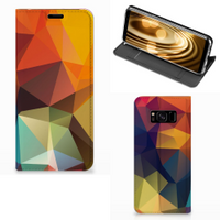 Samsung Galaxy S8 Stand Case Polygon Color - thumbnail