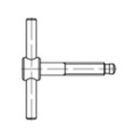 TOOLCRAFT 137852 Knevelschroeven M12 80 mm DIN 6304 Staal Gebruineerd 1 stuk(s)