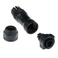 Amphenol BD-05BFMA-QL8MP0 X-Lok 5 Pin Female Connector | Male Contact Standard Size | Krimp | 5 A - thumbnail