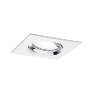 Paulmann Nova Plus Inbouwlamp voor badkamer LED GU10 6 W IP65 Wit (mat), Chroom