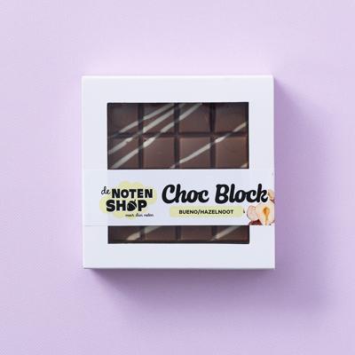 Choc block bueno/hazelnoot 100 gram