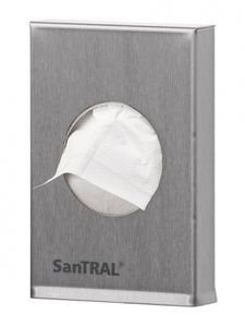 SanTRAL SanTRAL hygiënezakjeshouder - RVS