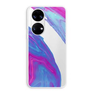 Zweverige regenboog: Huawei P50 Transparant Hoesje