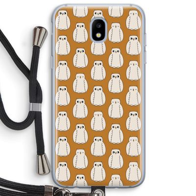 Uilen: Samsung Galaxy J5 (2017) Transparant Hoesje met koord