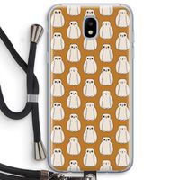 Uilen: Samsung Galaxy J5 (2017) Transparant Hoesje met koord