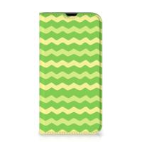 iPhone 13 Pro | Hoesje met Magneet | Waves Green