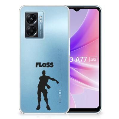 OPPO A77 | A57 5G Telefoonhoesje met Naam Floss OPPO A77 | A57 5G Telefoonhoesje met Naam Floss