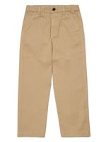 Diesel Kids pantalon droit à logo brodé - Tons neutres