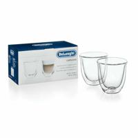 Set van 2 koffiekopjes De'Longhi 5513214601 Transparant 2 Onderdelen