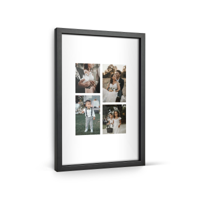 Zwarte lijst met gepersonaliseerde fotoafdruk - 20x30