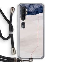 Stone White: Xiaomi Mi Note 10 Transparant Hoesje met koord