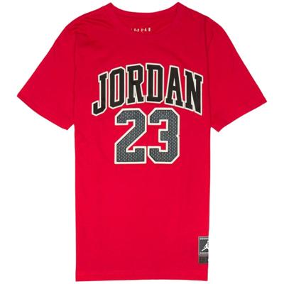 T-Shirt met Korte Mouwen voor kinderen Nike JDB PRACTICE FLIGHT 95A088 R78 Rood - Maat: 12 Jaar