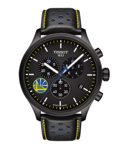 Horlogeband Tissot T1166173605102 / T600041553 Leder Zwart 22mm