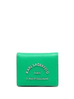 Karl Lagerfeld portefeuille pliant à plaque logo - Vert Karl Lagerfeld portefeuille pliant à plaque logo - Vert
