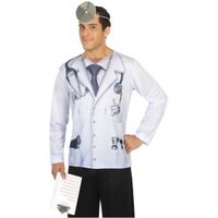 Dokter verkleed shirt voor heren - thumbnail