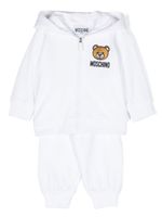 Moschino Kids survêtement à motif Teddy Bear brodé - Blanc