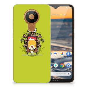 Nokia 5.3 Telefoonhoesje met Naam Doggy Biscuit