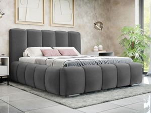 Bed met opbergruimte WIKOPIA 140x200 cm donkergrijs