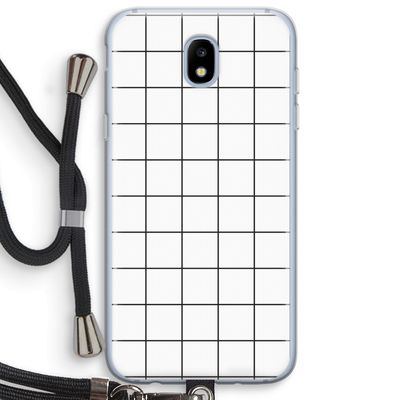 Rooster: Samsung Galaxy J5 (2017) Transparant Hoesje met koord