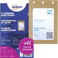 Avery-Zweckform 4839XL Insteekplaatje naamplaatje (b x h) 148 mm x 105 mm 50 stuk(s)