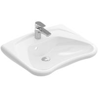 Villeroy & Boch Omnia Vita wastafel met kraangat zonder overloop 60x49cm wit 71196101