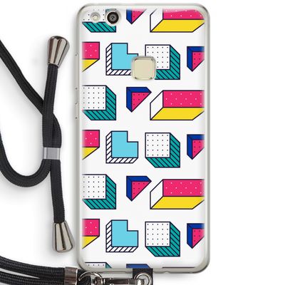 8-bit N°7: Huawei Ascend P10 Lite Transparant Hoesje met koord 8-bit N°7: Huawei Ascend P10 Lite Transparant Hoesje met koord