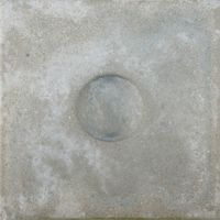 Knikkerpottegel grijs 30x30x4 cm - Gardenlux