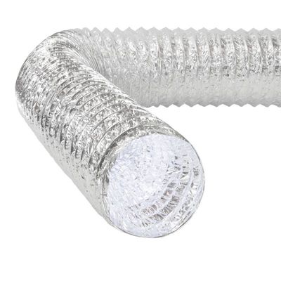 Panflex AM2 aluminium ventilatieslang 100mm lengte 10 meter ongeisoleerd laminaatslang
