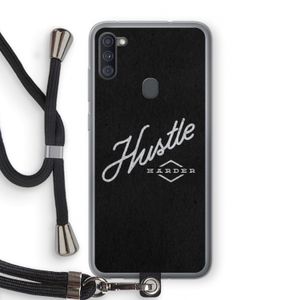 Hustle: Samsung Galaxy A11 Transparant Hoesje met koord