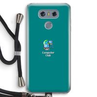 Win98: LG G6 Transparant Hoesje met koord