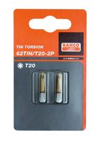 Bahco 2xbits t20 25mm 1/4"  tin | 62TIN/T20-2P - 62TIN/T20-2P