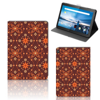 Lenovo Tablet M10 Tablet Hoes Batik Brown - thumbnail