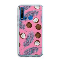 Kokosnoot roze: Huawei P20 Lite (2019) Transparant Hoesje
