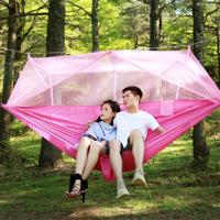 1-2 persoon buiten muggen net parachute hangmat Camping opknoping slapende bed Swing draagbare dubbele stoel 260 x 140cm