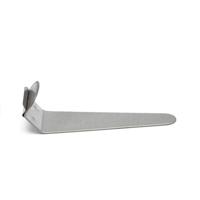 Prijskaarthouder metaal rvs 75x27mm