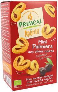 Primeal Aperitive palmiers zwarte olijf bio (60 gr)