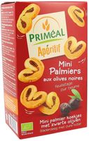 Primeal Aperitive palmiers zwarte olijf bio (60 gr) - thumbnail