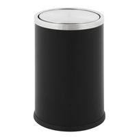 V-part - Papierbak Swing - Steel Stainless steel - zwart, RVS - thumbnail