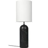 Gubi Gravity XL High Vloerlamp - Zwart marmer & Wit