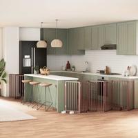 VidaXL Hondenhek inklapbaar 12 panelen 600 cm populierenhout bruin