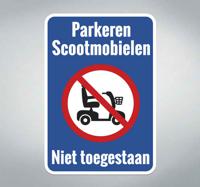 Parkeren scootmobiel niet toegestaan - thumbnail
